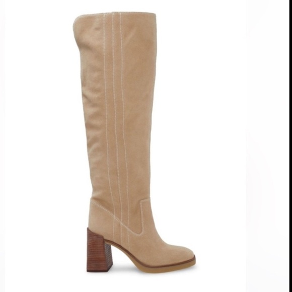 Vince Camuto Eyana Suede Over-The-Knee Boots Size 9.5 NEW - Picture 1 of 12